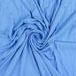 Preview: Rippenjersey - uni, jeansblau